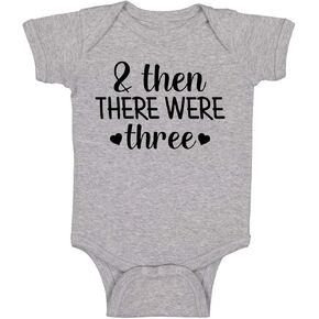 & Then There Were Three - Funny Baby Essentials Bodysuit - Baby Boy Clothes Newborn Girl Outfits