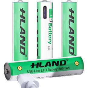 10-Pack AAA Batteries 1.5V USB Rechargeable Batteries, AAA 1900mWh Lithium Ion Rechargeable Battery, Over 1500 Cycles, 4-in-1 USB-C Charging Cable 40 Minutes Fast Charging, High Output