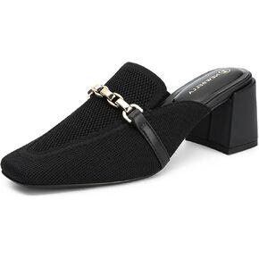 Women's Commute Square Toe Heeled Mules