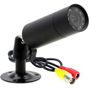 CCTV 1/3 CCD 1000TVL HD 3.6mm 8pcs IR LEDs Day/Night Vision Mini Bullet Security Camera Indoor/Outdoor Surveillance Camera with Bracket Easy Install