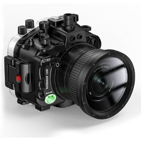 Sea frogs Camera Housing Compatible with Sony A7RIV / A7RIV-A with FE 28-70 F3.5-5.6 OSS Lens,Waterproof IPX8 Rated, 40m/130ft Depth Protection Underwater Camera Case, Ideal for Diving, Surfing