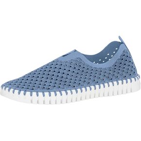 Ilse Jacobsen HORNBAEK Women's Tulip 139 Flat | Slip-On | Low-Top (Light Regatta, 12) Blue