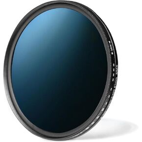 مرشح عدسة ND 77 مم متغير ND2-ND400 (1-9 توقفات) لعدسة الكاميرا DSLR/MIRRORLING LENS