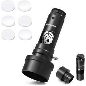 Astromania 2 Inch Dust Caps Set - Bundle with - Alignment 1.25" Next Generation Laser Collimator 2" Adaptor