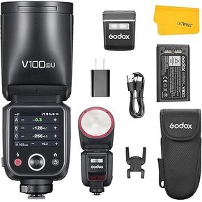 Godox V100S V100-S Flash for Sony, TTL Sony Flash 100Ws Power, Intuitive Touchscreen,with Godox XProII-S Wireless Flash Trigger for Sony Cameras,Compatible for Sony Camera(USA Version)