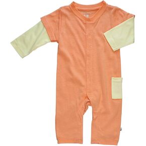 Babysoy baby-girls Snap Romper