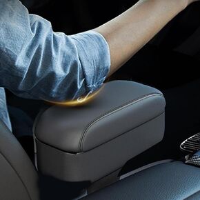 صندوق تخزين مسند ذراع السيارة، منظم حشو فجوات مقعد السيارة العالمي، دعم معصم الساعد المركزي للسيارة قابل للتعديل لمعظم موديلات السيارات ووحدة التحكم المركزية ﻿ in Kuwait