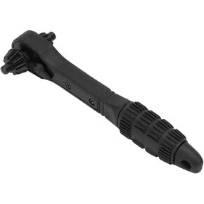 Universal Ratchet Chuck Key 2 in 1 Drill Wrench Dual Use, Double Head Drill Chuck Wrench Use Chuck Drill, Small Head 12.7mm, Big Head 17.5mm for Tightening Loosening