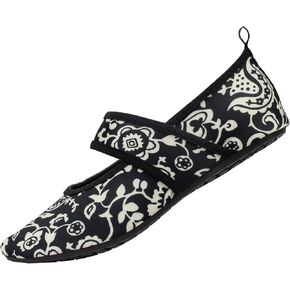 The Healthy All-Around Barefoot Shoes from Versatile Minimal Shoes with a Modern Everyday Look (White Flowers 9-10)