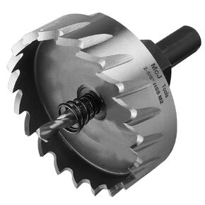 2-5/8 Inch HSS M2 Drill Bit Hole Saw for Metal, Steel, Iron, Alloy, Ideal for Electricians, Plumbers, DIYs, Metal Professionals