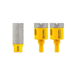 HIGHDRIL Diamond Milling Bit for Enlarging and Shaping Hole,Diameter 25MM (1") Dry Drilling Core Bit for Porcelain,Hard Ceramic,Granite and Marble