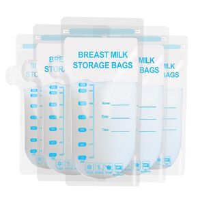 30PCS Breastmilk Storage Bag - Milk Bags for Breastmilk for Feeding,Breast Milk Storage Containers for Fridge,Bolsas para Leche Materna,Baby Essentials,Fast Freeze,Bpa-Free for Breastfeeding