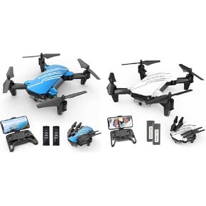 DEERC Drones for kids D20 Blue & D20 White