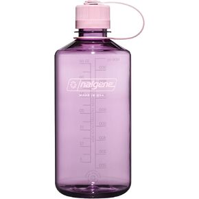 Nalgene Sustain Tritan BPA-Free Water Bottle Made with Material Derived from 50% Plastic Waste, 32 OZ, Narrow Mouth, Cherry Blossom