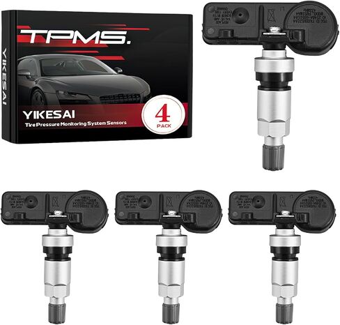 TPMS Sensor Set of 4-315Mhz Tire Pressure Monitoring Sensors Compatible with Ford F-150 F150, Edge, Flex, Explorer, Mustang, Lincoln | Replace #F2GZ-1A189-A, F2GZ1A189A, F2GT1A180AB, F2GT1A150AB in Saudi Arabia