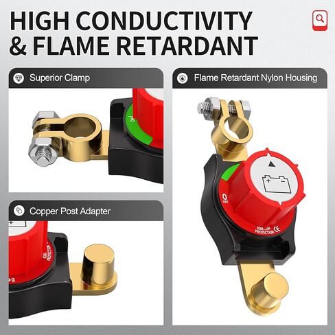 Remote Battery Disconnect Switch Battery 12V 240A Kill Switch Battery Cut Off Switch 12V Car Battery Disconnect Auto Anti Theft Kill Switch for Cars, Trucks, RVs, Boats in Saudi Arabia