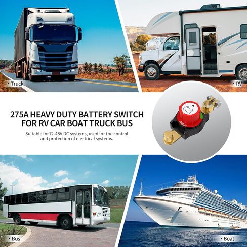Remote Battery Disconnect Switch Battery 12V 240A Kill Switch Battery Cut Off Switch 12V Car Battery Disconnect Auto Anti Theft Kill Switch for Cars, Trucks, RVs, Boats in Saudi Arabia