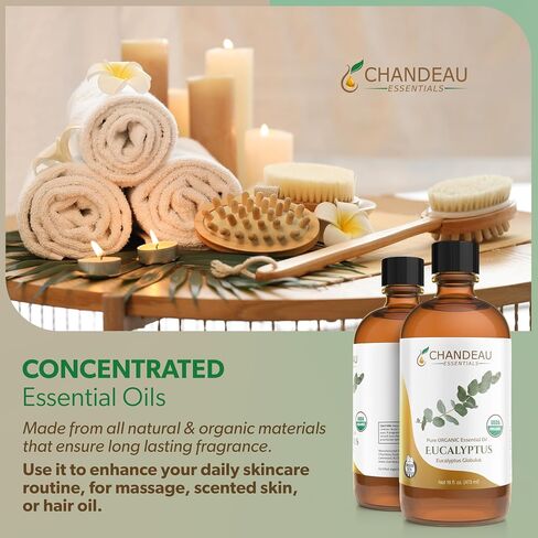 100% Pure Organic Essential Oil, Pure Orange Essential Oil for Aromatherapy, Soap Making, Candles, Laundry, Perfume, Cleaners or Diffusers - Large Amber Glass Bottle, 16 oz. in Saudi Arabia