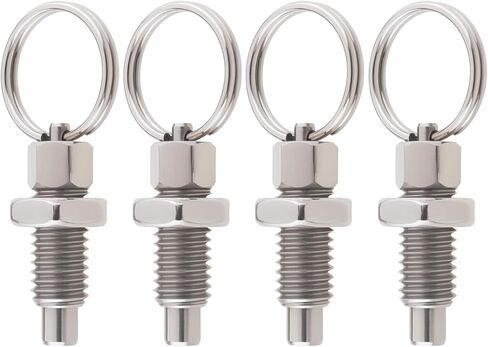 2pcs مكبس الربيع مع حلقة السحب M10 سرعان ما يعلق الفولاذ المقاوم للصدأ غير القابل للوقوف عن قابلية للعيش يدويًا للمعدات الصناعية in Kuwait