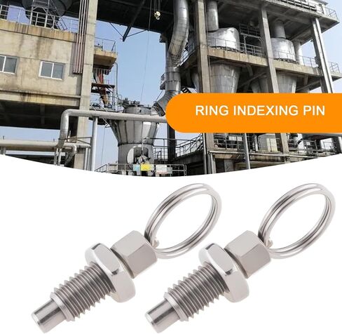 2pcs مكبس الربيع مع حلقة السحب M10 سرعان ما يعلق الفولاذ المقاوم للصدأ غير القابل للوقوف عن قابلية للعيش يدويًا للمعدات الصناعية in Kuwait