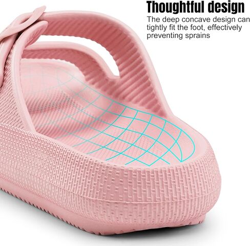 Women Adjustable Buckle Sandals Slippers woman Summer Outdoor Slippers Slides Non Slip Shower Shoes in Kuwait