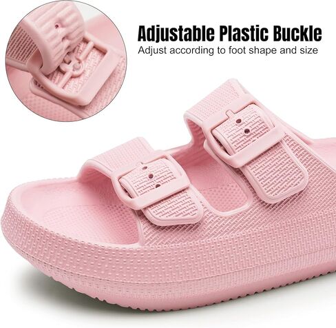 Women Adjustable Buckle Sandals Slippers woman Summer Outdoor Slippers Slides Non Slip Shower Shoes in Kuwait
