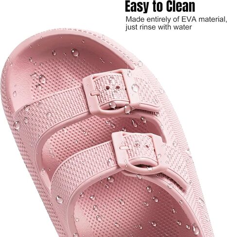 Women Adjustable Buckle Sandals Slippers woman Summer Outdoor Slippers Slides Non Slip Shower Shoes in Kuwait