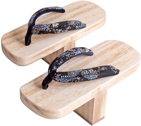 Japanese Style Cosplay Sandal Clogs Wooden Slippers Ninja Flip Flop Geta Sandal Clogs One Tooth Geta Sandals in Kuwait
