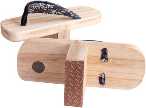 Japanese Style Cosplay Sandal Clogs Wooden Slippers Ninja Flip Flop Geta Sandal Clogs One Tooth Geta Sandals in Kuwait