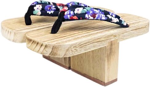 السقوط الصندل الياباني Cosplay Sandal Slippers خشب النعال النينجا Flip Flop Geta Sandal Clogs in Kuwait