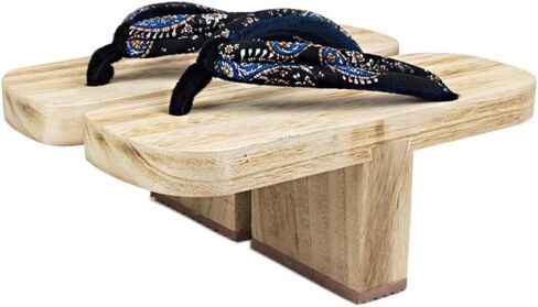 السقوط الصندل الياباني Cosplay Sandal Slippers خشب النعال النينجا Flip Flop Geta Sandal Clogs in Kuwait