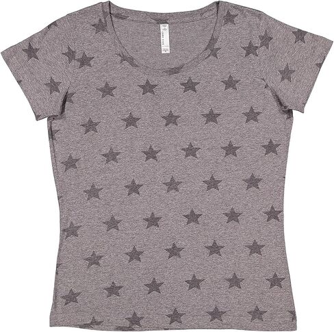 Ladies Combed Ringspun Cotton Five Star Scoop Neck Tee (3629) in Saudi Arabia