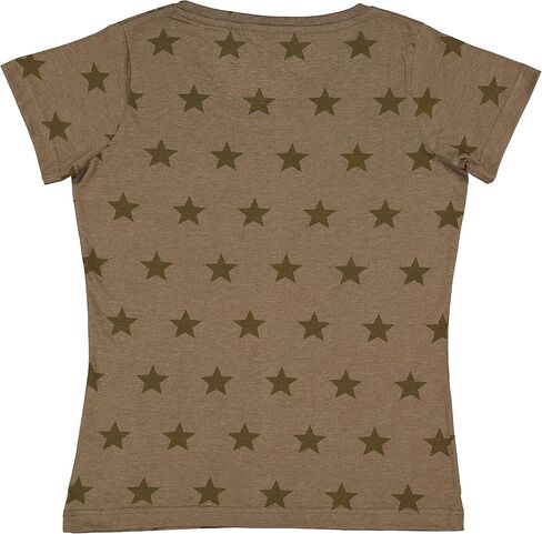 Ladies Combed Ringspun Cotton Five Star Scoop Neck Tee (3629) in Saudi Arabia