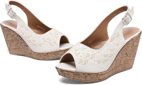 Mintzice Women's Peep Fee Peep Ide غير رسمي مريح مريح قابلة للتعديل قابلة للتعديل in Kuwait