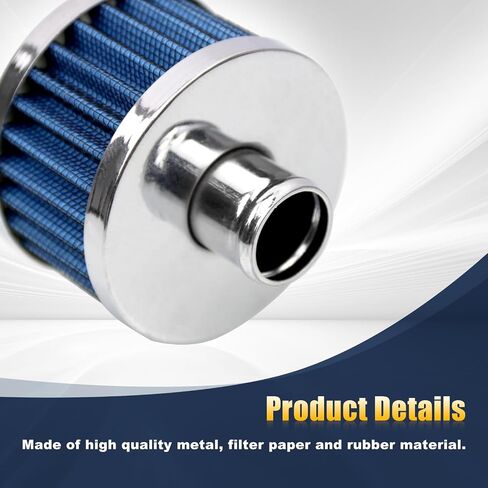 23MM High Flow Vent Valve Cover Breather Filter Universal Car Air Filter Cold Air Intake Filter Small Air Filter Breather Universal Air Vent Cover BLACK in Saudi Arabia