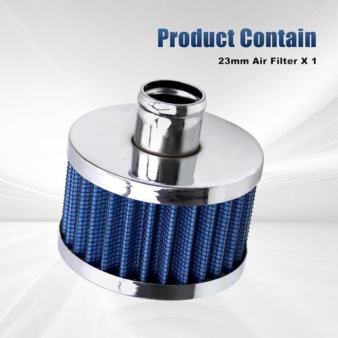23MM High Flow Vent Valve Cover Breather Filter Universal Car Air Filter Cold Air Intake Filter Small Air Filter Breather Universal Air Vent Cover BLACK in Saudi Arabia