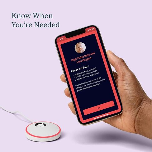 شاشة owlet Dream Sock® Smart Baby مع جورب دباني إضافي in Saudi Arabia