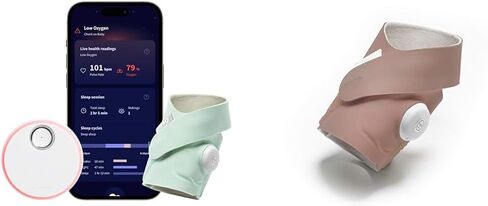 شاشة owlet Dream Sock® Smart Baby مع جورب دباني إضافي in Saudi Arabia
