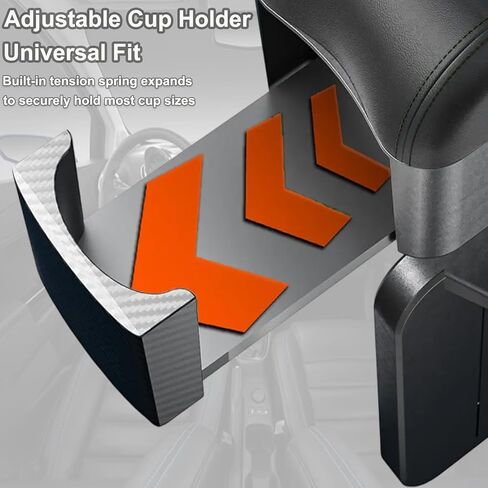 صندوق تخزين مسند ذراع السيارة، منظم حشو فجوات مقعد السيارة العالمي، دعم معصم الساعد المركزي للسيارة قابل للتعديل لمعظم موديلات السيارات ووحدة التحكم المركزية ﻿ in Kuwait