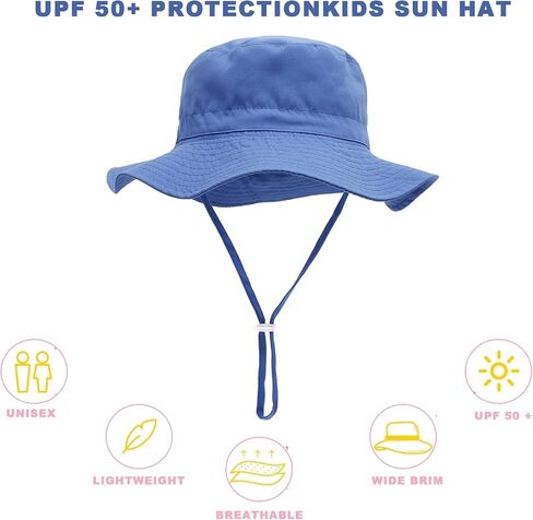 PandaEar Baby Sun Hat, Toddler Bucket Hat for Boys Girls in Saudi Arabia