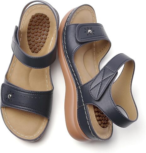 Tilocow Sandals Women Women Wedge Shoes - Songeral Moving Arch Most Respons in Kuwait