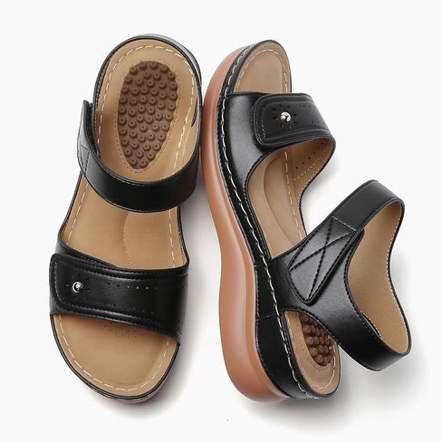 Tilocow Sandals Women Women Wedge Shoes - Songeral Moving Arch Most Respons in Kuwait