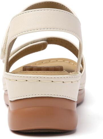 Tilocow Sandals Women Wedge Shoes - Orthopedic Comfortable Arch Support Platform Sandals for Women Wedge Summer Dressy Casual Bunion Walking Sandals in Kuwait