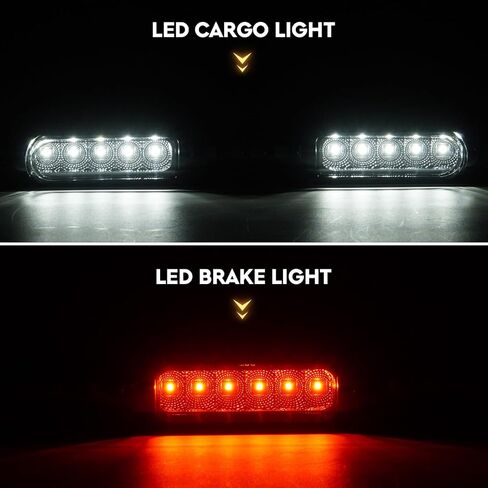 LED Tail Light Fit for Ford F150 1997-2004, for F-250 1997-1999 Light Duty (7 Lug Nut), for F-250 F-350 F450 F550 Super Duty 1999-2007,Only Fits for Styleside/Fleetside Models, Smoke Lens in Saudi Arabia