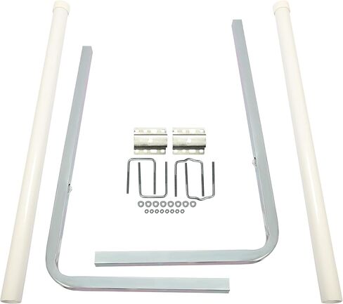 KUAFU Boat Trailer Guide with PVC Pipes for Ski Boat Fishing Boat or Sailboat Trailer Compatible with Frames up to 3" w x 4-1/4" H in Saudi Arabia