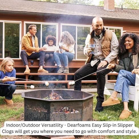 Fireside by Dearfoams Women's Greta Shearling Indoor Outdoor Clog Slipper in Saudi Arabia
