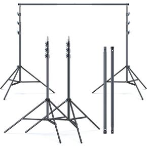 LINCO Backdrop Stand 9.6x10ft for Photography, Parties, Green Screen Background kit