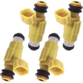 CDH275 63P1376100 Fuel Injector 4 PCS 4 Holes Compatible with Yamaha F150 Four Stroke Outboard