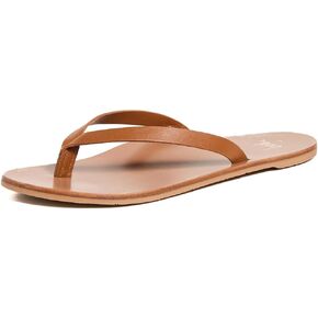 beek Women's Seabird Flip Flops, Tan, 9 Medium US