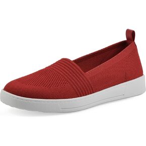 WHITE MOUNTAIN Women's Upright Woven Knit Slip-On Sneaker